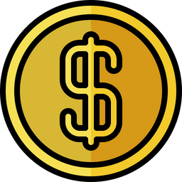 Dollar Coin  Icon