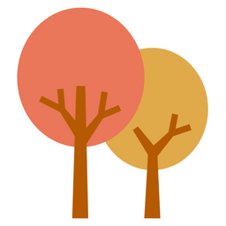 Cute Autumn Trees  Icon