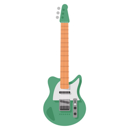 Cute Electric Guitar  Icon