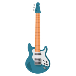 Cute  Electric Guitar  Icon