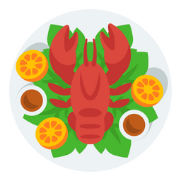 Cute Lobster Dishes  Icon