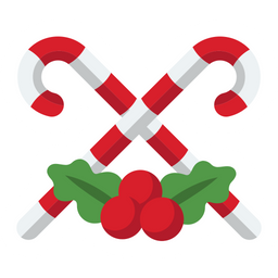 Christmas Candy Cane  Icon