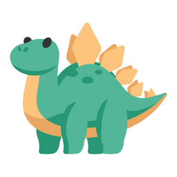 Cute Stegosaurus  Icon