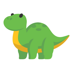 Cute Brontosaurus  Icon