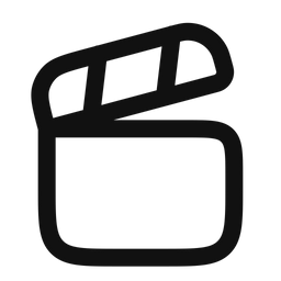 Clapperboard Open  Icon