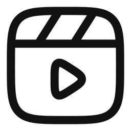 Clapperboard Play  Icon