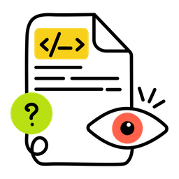 Monitoramento de código  Ícone