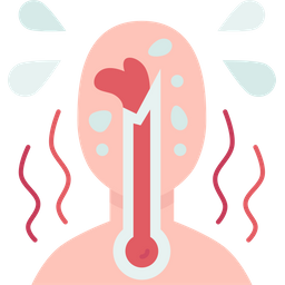 Body Temperature Panic Icon