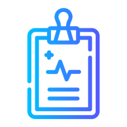 Relatório médico  Ícone