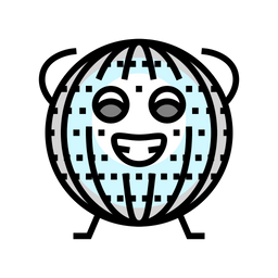 Disco Ball Character Icon