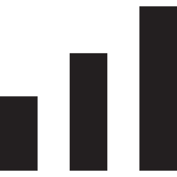 Gráfico de barras  Ícone