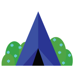 Barraca de acampamento  Ícone