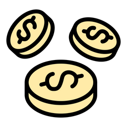 Dollar Coin  Icon