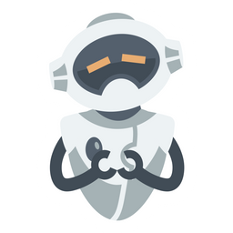 Cute Sad Robot  Icon