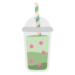 Bebida Boba Fresca y Dulce  Icono