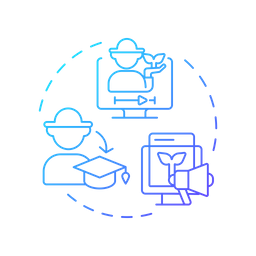 Educação agrícola  Ícone
