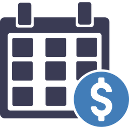 Financial  calander  Icon