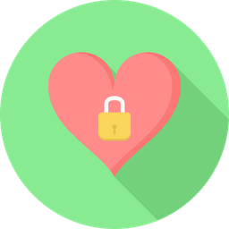 Heart lock  Icon