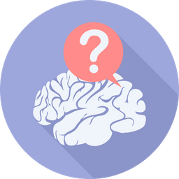 Brain and question  Icon