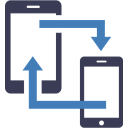 Troca de dados móveis  Ícone