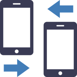 Transferência de dados móveis  Ícone
