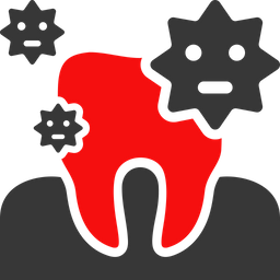 Teeth bacteria  Symbol