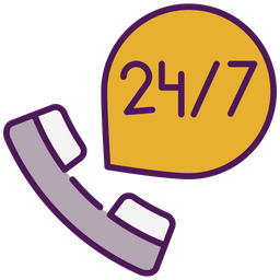 24 hour service  Icon