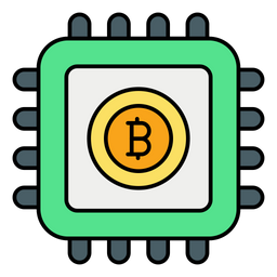 Bitcoin chip  Icon