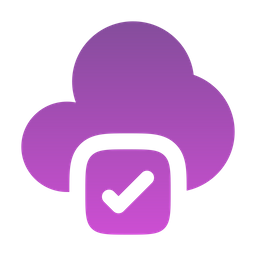 Cloud check  Icon