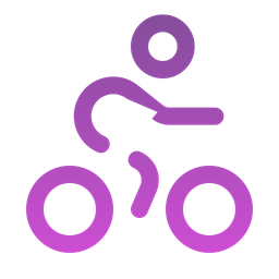 Bicycling round  Icon