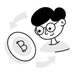 Investidor Bitcoin Investidor Criptografico Financiador Bitcoin Ícone