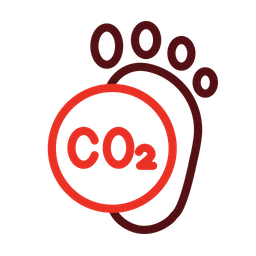 Carbon footprint  Icon