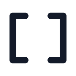 Brackets Square  Icon