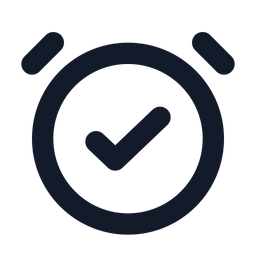 Clock Check  Icon