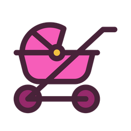 Carrito de bebé  Icono