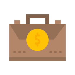 Dollar Briefcase  Icon