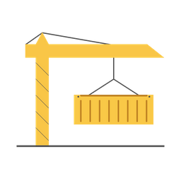 Container Handling Crane  Icon