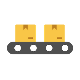 Product Conveyor Belt Scanning  Icon