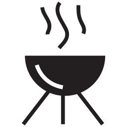 Un barbecue  Icône