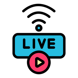 Live Streaming  Icon