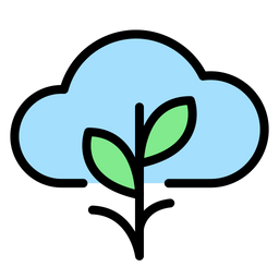 Green Cloud  Icon