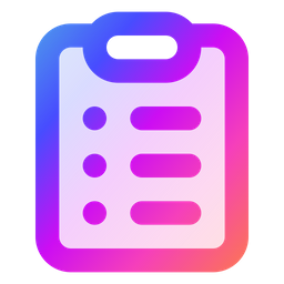 Clipboard List  Icon