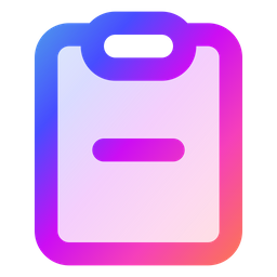 Clipboard Minus  Icon