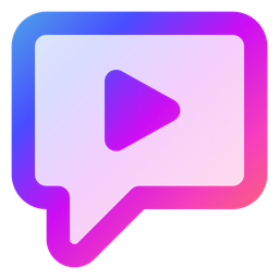 Chat Video  Icon