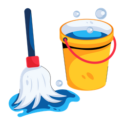 Cleaning Mop  Icon