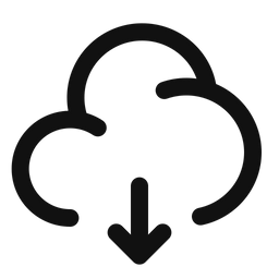 Cloud Download  Icon