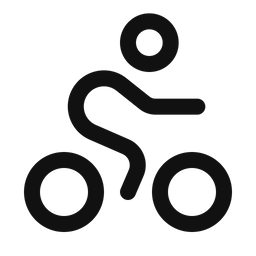 Bicycling Round  Icon