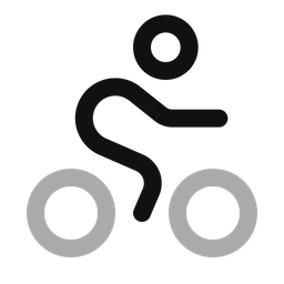 Bicycling Round  Icon