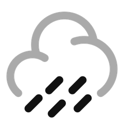 Cloud Rain  Icon