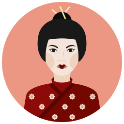 Geisha woman  Icon